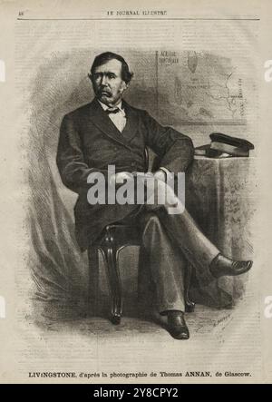 H. Meyer/Thomas Annan - Sir David Livingstone, 1864/1874 Banque D'Images