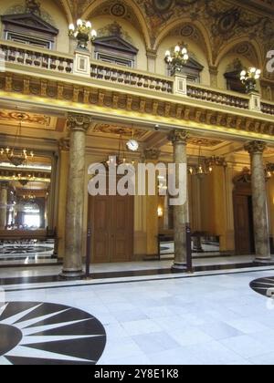 Intérieur du Casino à Monte Carlo Banque D'Images
