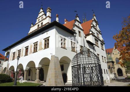 Ancien hôtel de ville à Levoca, Slovaquie, Europe Banque D'Images