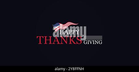 Thanksgiving Joy Un jour férié pour la réflexion et l'appréciation Illustration de Vecteur