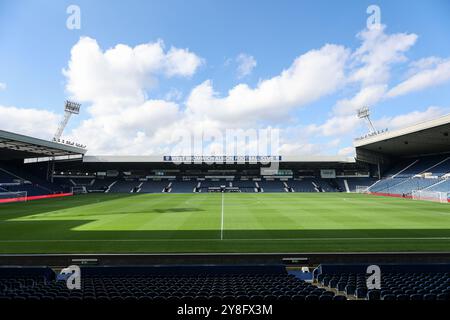 Une vue générale du terrain avant le match du Sky Bet Championship entre West Bromwich Albion et Millwall aux Hawthorns, West Bromwich le samedi 5 octobre 2024. (Photo : Stuart Leggett | mi News) crédit : MI News & Sport /Alamy Live News Banque D'Images