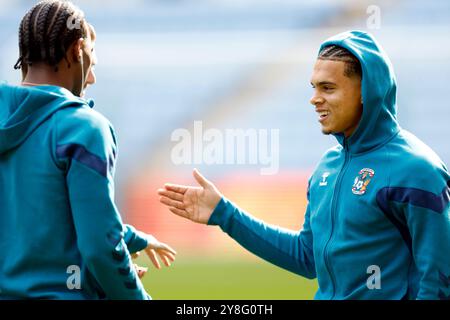 Raphael Borges Rodrigues de Coventry City avant le Sky Bet Championship match à la Coventry Building Society Arena, Coventry. Date de la photo : samedi 5 octobre 2024. Banque D'Images