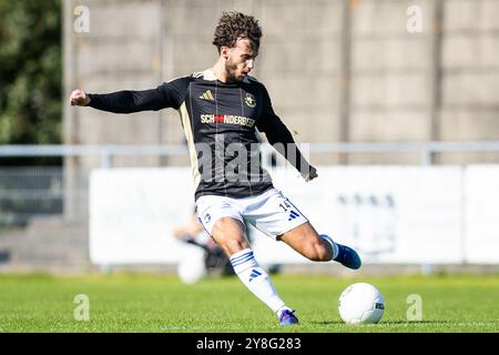 HEEMSTEDE. 05-10-2024. Sportpark Heemstede. Betnation Divisie Dutch Tweede Divisie Football saison 2024/2025. Match entre Koninklijke HFC et Spakenburg. Koen Wesdorp, joueur de SV Spakenburg. Banque D'Images