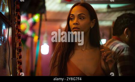 ZOE SALDANA dans EMILIA PEREZ (2024), réalisé par JACQUES Audiard. Credit : Why Not Productions / Pathé / France 2 Cinéma / album Banque D'Images