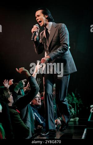 Nick Cave et The Bad Seeds à Hovet à Stockholm, octobre 2024 (tournée Wild God) Banque D'Images