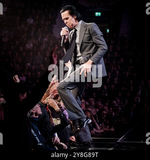 Nick Cave et The Bad Seeds à Hovet à Stockholm, octobre 2024 (tournée Wild God) Banque D'Images