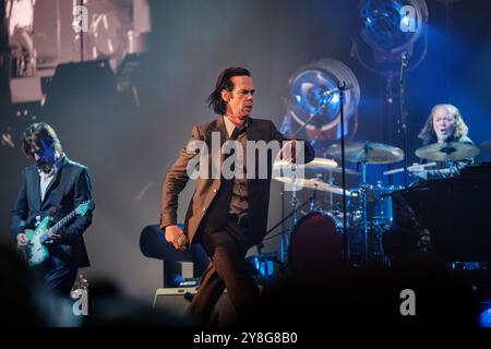 Nick Cave et The Bad Seeds à Hovet à Stockholm, octobre 2024 (tournée Wild God) Banque D'Images