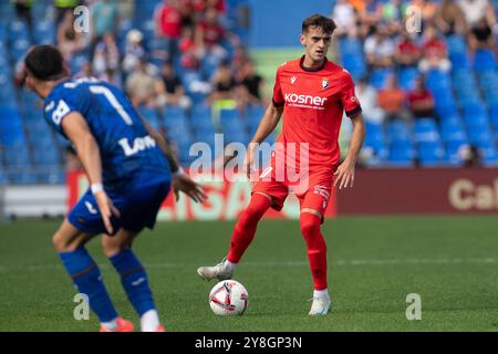 Madrid, Espagne. 05 octobre 2024. La Liga Getafe vs Osasuna crédit : CORDON PRESS/Alamy Live News Banque D'Images