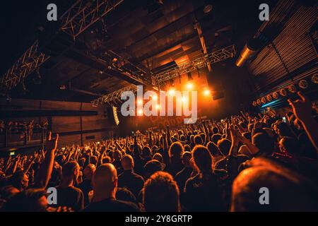 Copenhague, Danemark. 03 octobre 2024. Le groupe de death metal américain Cannibal Corpse donne un concert à Amager Bio à Copenhague. Banque D'Images
