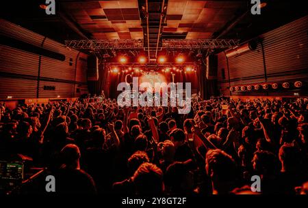 Copenhague, Danemark. 03 octobre 2024. Le groupe de thrash metal américain Municipal Waste donne un concert à Amager Bio à Copenhague. Banque D'Images