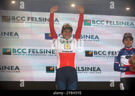 Bologne, Italie. 05 octobre 2024. Bologne, Italie - Cronaca - 5 Ottobre 2024 - gara ciclistica Giro dell'Emilia vincitore Tadej Pogacar - (photo Michele Nucci/LaPresse) Actualités - Bologne, Italie - 05 octobre 2024 - vainqueur de la course cycliste Giro dell'Emilia Tadej Pogacar - (photo Michele Nucci/LaPresse) crédit : LaPresse/Alamy Live News Banque D'Images