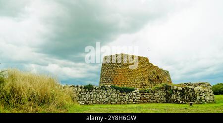 Nuraghe Losa Abbasanta. Silanus, Province de Nuoro, Sardaigne, Italie Banque D'Images