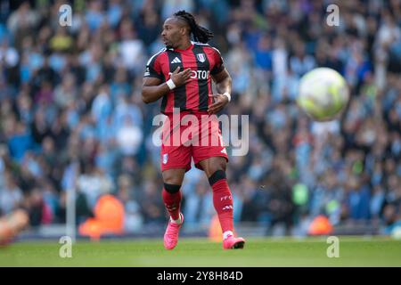 Manchester, Royaume-Uni. 5 octobre 2024. Lors du match de premier League entre Manchester City et Fulham à l'Etihad Stadium, Manchester le samedi 5 octobre 2024. (Photo : Mike Morese | mi News) crédit : MI News & Sport /Alamy Live News Banque D'Images