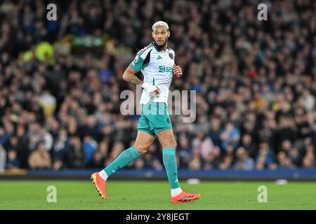 Joelinton de Newcastle United lors du match de premier League Everton vs Newcastle United au Goodison Park, Liverpool, Royaume-Uni, le 5 octobre 2024 (photo de Cody Froggatt/News images) Banque D'Images