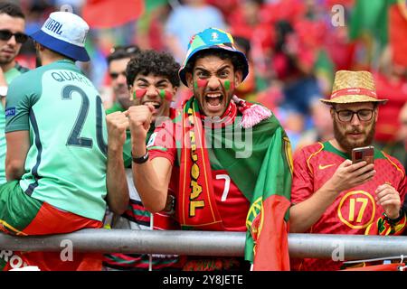 EM 2024 : Georgien - Portugal AM 26.06.2024 in der Veltins Arena in Gelsenkirchen Foto : osnapix Banque D'Images