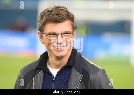 Saint-Pétersbourg, Russie. 05 octobre 2024. Andrey Arshavin vu lors du match de football de la première Ligue russe entre Zenit Saint-Pétersbourg et Orenbourg à Gazprom Arena. Score final ; Zenit 1:0 Orenburg. (Photo de Maksim Konstantinov/SOPA images/SIPA USA) crédit : SIPA USA/Alamy Live News Banque D'Images