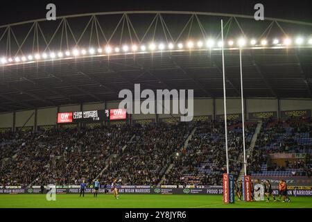 Wigan, Angleterre - 5 novembre 2024 - vue générale. Rugby League Betfred Super League, Wigan Warriors vs Leigh Leopards au Brick Community Stadium, Wigan, Royaume-Uni Dean Williams Banque D'Images