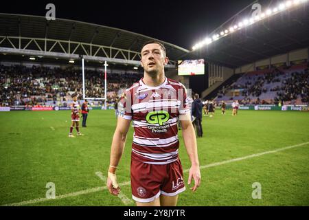 Wigan, Angleterre - 5 novembre 2024 - Jake Wardle de Wigan Warriors. Rugby League Betfred Super League, Wigan Warriors vs Leigh Leopards au Brick Community Stadium, Wigan, Royaume-Uni Dean Williams Banque D'Images