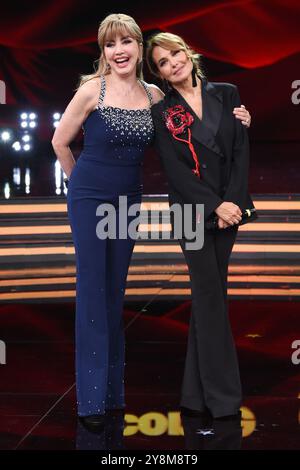 Roma, Latium. 05 octobre 2024. Milly Carlucci, Barbara DÕUrso lors de l'émission de télévision Ballando con le stelle deuxième épisode, Rome (Italie), 05 octobre 2024 crédit : massimo insabato/Alamy Live News Banque D'Images