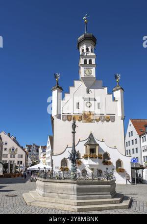 KEMPTEN, ALLEMAGNE, 20 SEPTEMBRE : la mairie historique de Kempten, Allemagne, le 20 septembre 2023 Banque D'Images