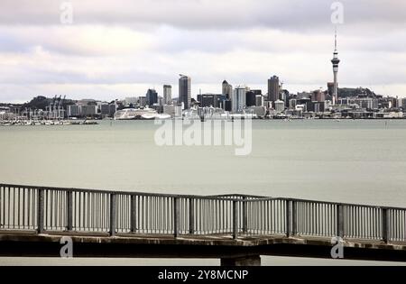 Auckland Neuseeland Stadtansicht Harbour Bridge Banque D'Images