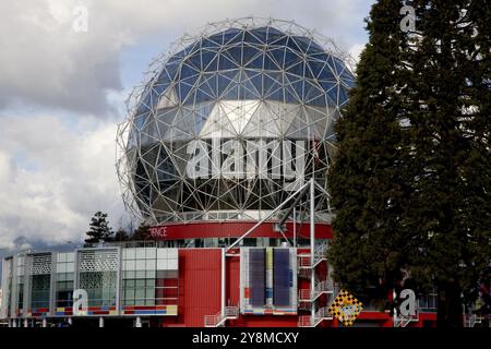 Sur la ville de Vancouver Canada dwntown Science World Banque D'Images