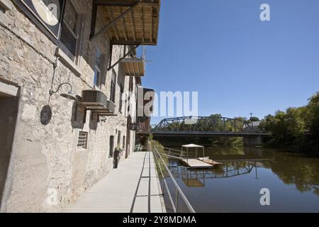 Elora (Ontario) Canada belle ville pittoresque tourisme Banque D'Images