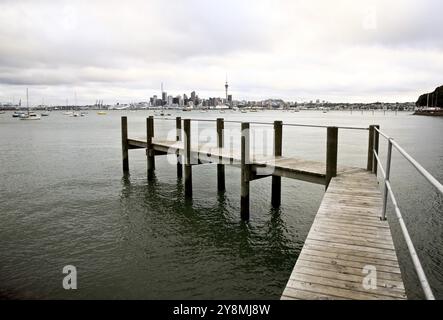 Auckland Neuseeland Stadtansicht Harbour Bridge Banque D'Images