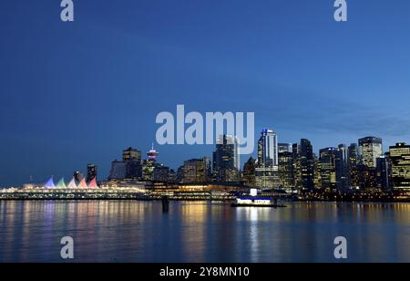 Sur la ville de Vancouver Canada west end City dwntown Banque D'Images