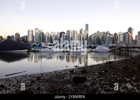 Sur la ville de Vancouver Canada west end City dwntown Banque D'Images