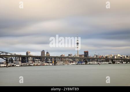 Auckland Neuseeland Stadtansicht Harbour Bridge Banque D'Images