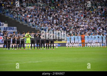 Roma, Italie. 06 octobre 2024. Lors du match de football Serie A Enilive entre le SS Lazio et Empoli au stade olympique de Rome, Italie - dimanche 06 octobre 2024. Sport - Football. (Photo de Fabrizio Corradetti/LaPresse) crédit : LaPresse/Alamy Live News Banque D'Images