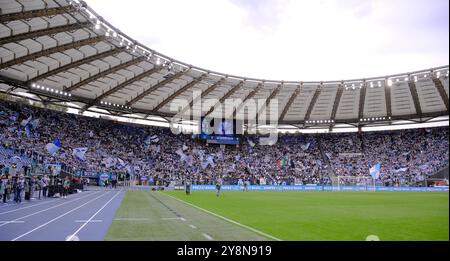 Roma, Italie. 06 octobre 2024. Lors du match de football Serie A Enilive entre le SS Lazio et Empoli au stade olympique de Rome, Italie - dimanche 06 octobre 2024. Sport - Football. (Photo de Fabrizio Corradetti/LaPresse) crédit : LaPresse/Alamy Live News Banque D'Images