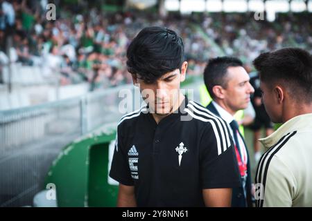 Ferrol, Espagne. Le Racing Club Ferrol remporte la promotion en Hypermotion League. Joel Lago Banque D'Images