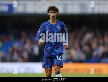 Londres, Royaume-Uni. 6 octobre 2024 ; Stamford Bridge, Chelsea, Londres, Angleterre : premier League Football, Chelsea versus Nottingham Forest ; Joao Felix de Chelsea crédit : action plus Sports images/Alamy Live News Banque D'Images