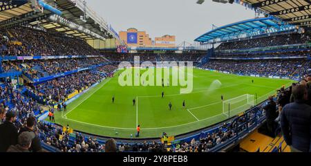 Chelsea, Londres, Royaume-Uni. 6 octobre 2024. Chelsea Football Club joue le Nottingham Forest Football Club dans le 7e match de premier League de la saison 2024/25 dans leur stade de Stamford Bridge. Crédit : ElJayPix/Alamy Live News Banque D'Images