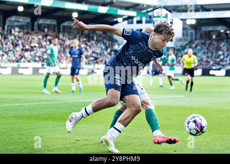 Viborg, Danemark. 06 octobre 2024. Mikael Andersson d'AGF dans le match de Superliga entre Viborg FF et AGF à l'Energi Viborg Arena, dimanche 6 octobre 2024. (Photo : Henning Bagger/Ritzau Scanpix) crédit : Ritzau/Alamy Live News Banque D'Images