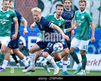 Viborg, Danemark. 06 octobre 2024. Tobias Bech d'AGF dans le match de Superliga entre Viborg FF et AGF à l'Energi Viborg Arena, dimanche 6 octobre 2024. (Photo : Henning Bagger/Ritzau Scanpix) crédit : Ritzau/Alamy Live News Banque D'Images