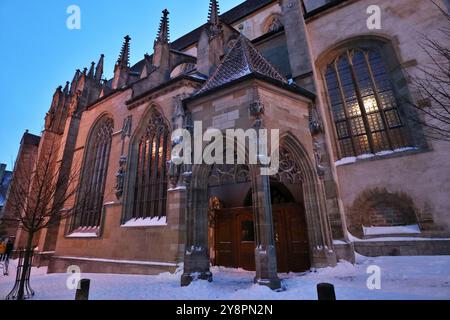 Membre de l'église James dans la vieille ville de Rothenburg ob der Tauber, Allemagne Banque D'Images