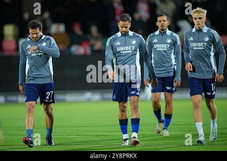 Danemark. 06 octobre 2024. Match de Superliga entre Silkeborg IF et FC Copenhagen au JYSK Park à Silkeborg dimanche 6 octobre 2024. Crédit : Ritzau/Alamy Live News Banque D'Images