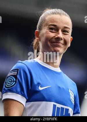 Birmingham, Royaume-Uni. 06 octobre 2024. Birmingham, Angleterre, 6 octobre 2024 : Christie Harrison-Murray (10 Birmingham City) avant le match de football Barclays Womens Championship entre Birmingham City et Blackburn Rovers à St Andrews à Birmingham, Angleterre (Natalie Mincher/SPP) crédit : SPP Sport Press photo. /Alamy Live News Banque D'Images