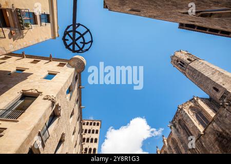 Cathédrale de Barcelone, Barcelone, Espagne Banque D'Images