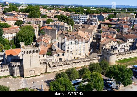 Centro histórico, Muralla Medieval, Avignon, Vaucluse, Provence-Alpes-Côte d'Azur, France, Europe. Banque D'Images