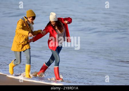 Lifestyles, Hendaya Beach. Banque D'Images