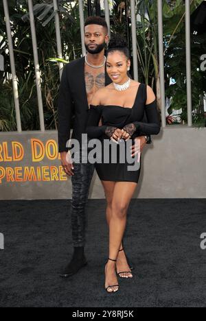 Alonzo B. Slater et MEA Wilkerson lors de la première à Los Angeles de 'Jurassic World Dominion' au TCL Chinese Theatre à Hollywood, Etats-Unis sur 6 juin 2022. Banque D'Images