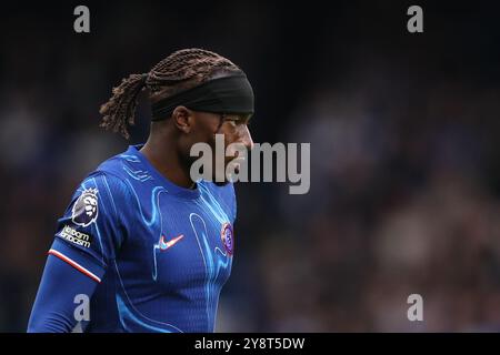 Londres, Royaume-Uni. 06 octobre 2024. Noni Madueke de Chelsea lors du match de premier League anglais Chelsea FC contre Nottingham Forest FC à Stamford Bridge, Londres, Angleterre, Royaume-Uni le 6 octobre 2024 Credit : Every second Media/Alamy Live News Banque D'Images
