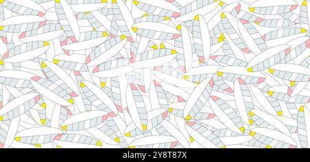 Surf abstrait, surf, illustration de planche de surf. Motifs artistiques. Affaires, voyages, vacances, concepts de passe-temps. Sport de plage. Bordure pour le texte Banque D'Images