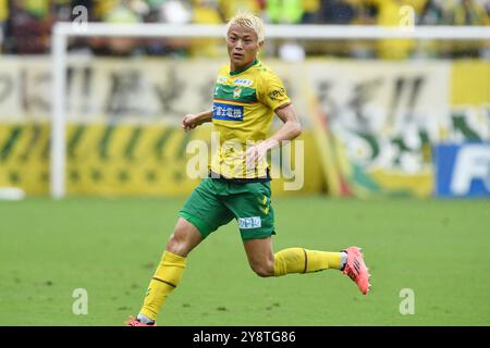 Fukuda Denshi Arena, Chiba, Japon. 5 octobre 2024. Kazuki Tanaka (JEF), 5 OCTOBRE 2024 - Football/Football : 2024 J2 League match entre JEF United Chiba - Thespa Gunma au Fukuda Denshi Arena, Chiba, Japon. Crédit : Itaru Chiba/AFLO/Alamy Live News Banque D'Images