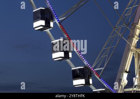 Grande roue sur la place de la Concorde, Paris, Ile-de-france, France, Europe Banque D'Images