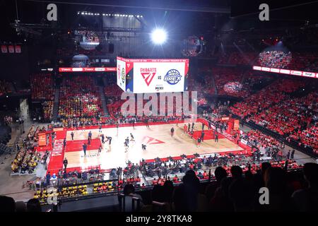 Chiba, Japon. 5 octobre 2024. Vue générale Basketball : 2024-25 B. Match DE LIGUE B1 entre Chiba jets et Utsunomiya Brex au Lala Arena Tokyo-Bay à Chiba, Japon . Crédit : Naoki Nishimura/AFLO SPORT/Alamy Live News Banque D'Images